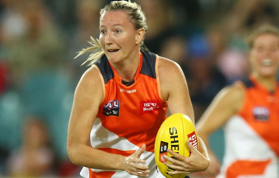 SLIDER-THEBEGINNINGOFSOMETHING.jpg Tanya Hetherington says the GIANTS are stronger heading into the third season of AFLW as they look to improve on a strong 2018. - AFLW,GWS Giants,Tanya Hetherington,Blacktown International Sportspark